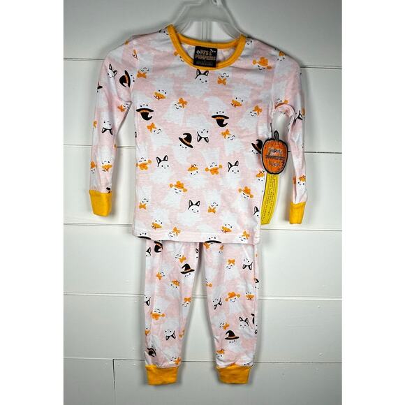 NWT-PJ's & Pumpkins 2 Piece Girls Long Sleeve Halloween Pajamas-4T - Picture 1 of 8